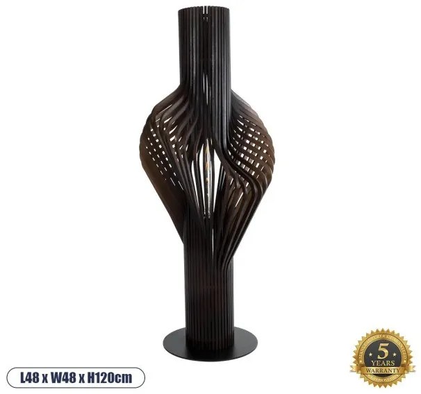 Boho Επιδαπέδιο Φωτιστικό Μονόφωτο 02151 GloboStar-2151-Καφέ 02151