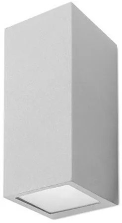 Απλίκα Φωτιστικό Τοίχου Ατσάλι Cube H22 Φ9 ForLight-PX-0056-GRI-Γκρι PX-0056-GRI