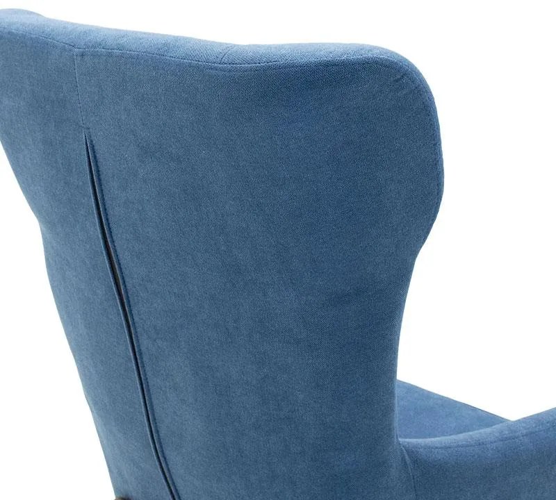 Πολυθρόνα - μπερζέρα Rimbo με ύφασμα μπλε 66x81x102εκ 66x81x102 εκ.