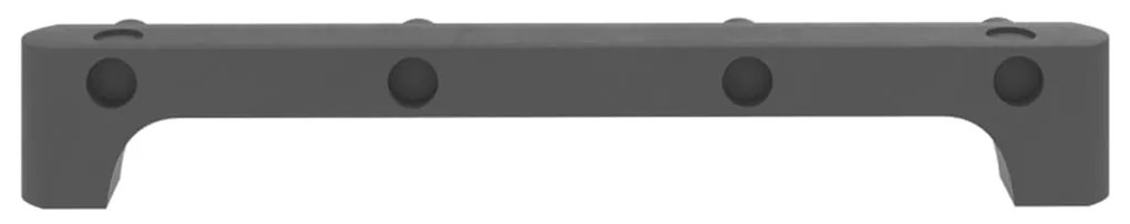 vidaXL Ραφιέρα με 5 Κύβους Γκρι 103 x 30 x 72,5 εκ. Υφασμάτινη