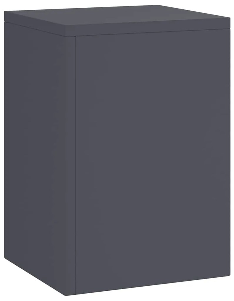 vidaXL Βάση φυτών 3 pcs Ανθρακί Ατσάλι