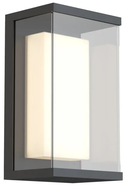Απλίκα Φωτιστικό Τοίχου LED 10W Μαύρο IP65 Baker Street O021WL-L10B3K Maytoni O021WL-L10B3K Μαύρο