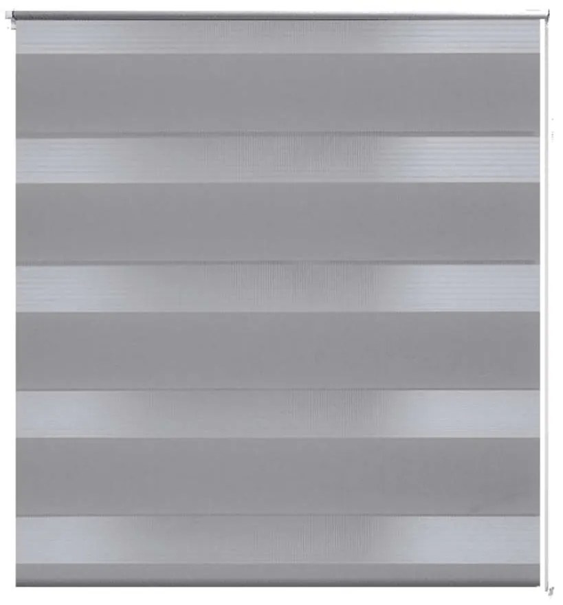 vidaXL Σύστημα Σκίασης Ρόλερ Zebra Γκρι 50 x 100 εκ.