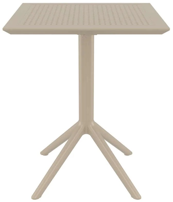 SIESTA SKY TAUPE 60Χ60X74εκ. ΤΡΑΠΕΖΙ ΠΤΥΣ/ΝΟ ΠΟΛ/ΝΙΟΥ 60X60X74εκ.20.0281