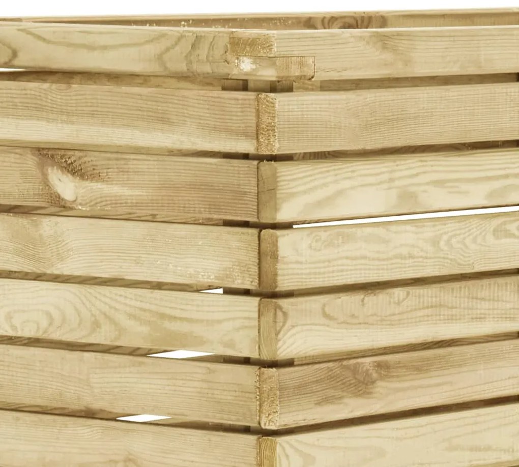 vidaXL Ζαρντινιέρα Υπερυψωμένη 100x50x50 εκ. Εμποτισμένο Ξύλο Πεύκου
