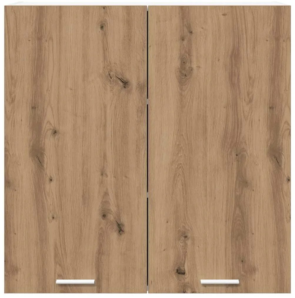 vidaXL Κρεμαστό ντουλάπι με αποθήκευση Artisan Oak 80 x 31 x 80 εκ.