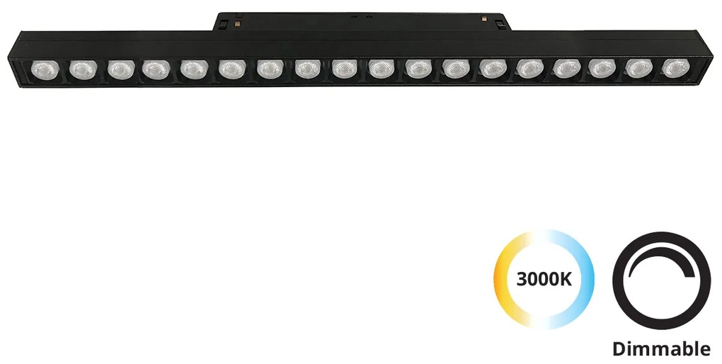 Linear Antiglare L:365 Magnetic (dimmable) Viokef 4244403