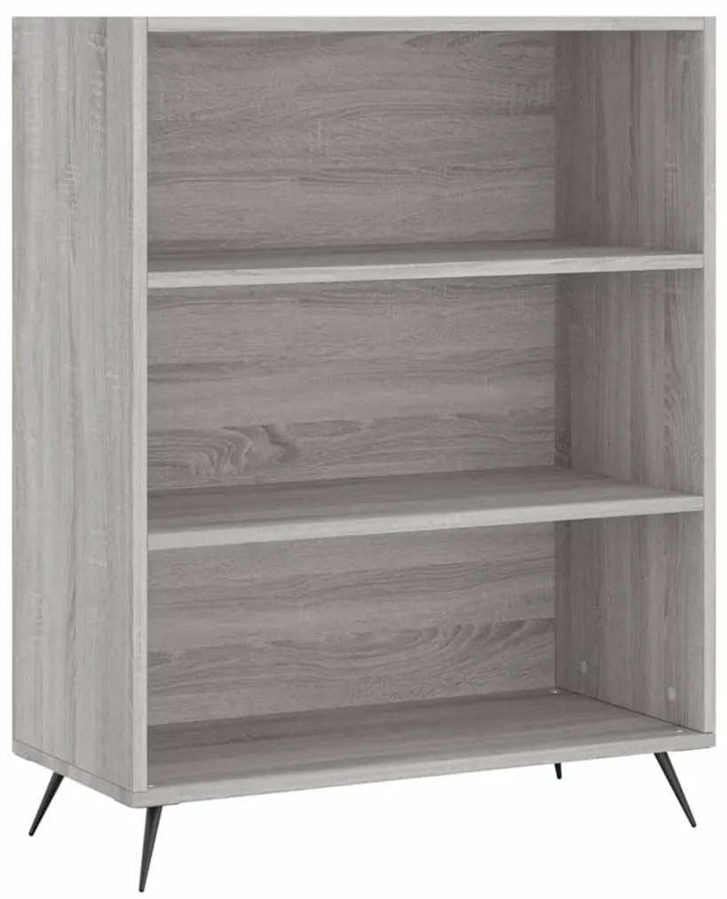 vidaXL Ντουλάπι Γκρι Sonoma 69,5 x 34 x 180 εκ. Επεξεργασμένο Ξύλο