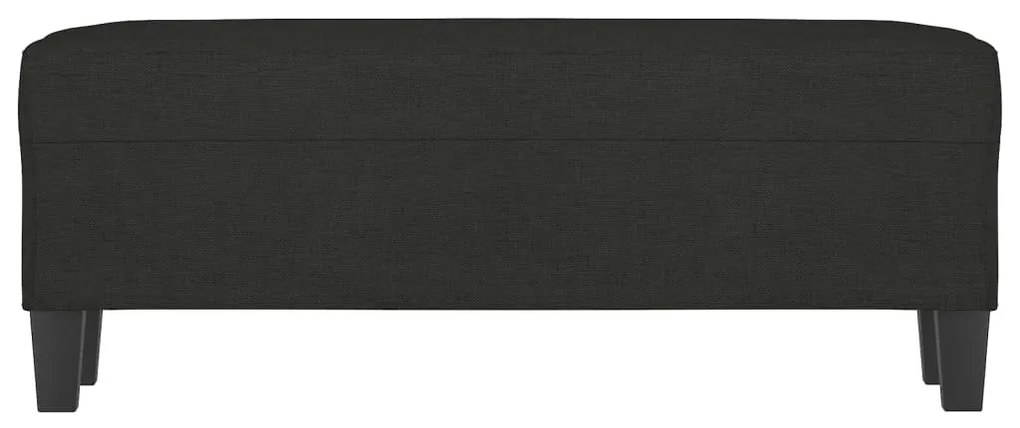 vidaXL Πάγκος Μαύρος 100x35x41 εκ. Υφασμάτινος
