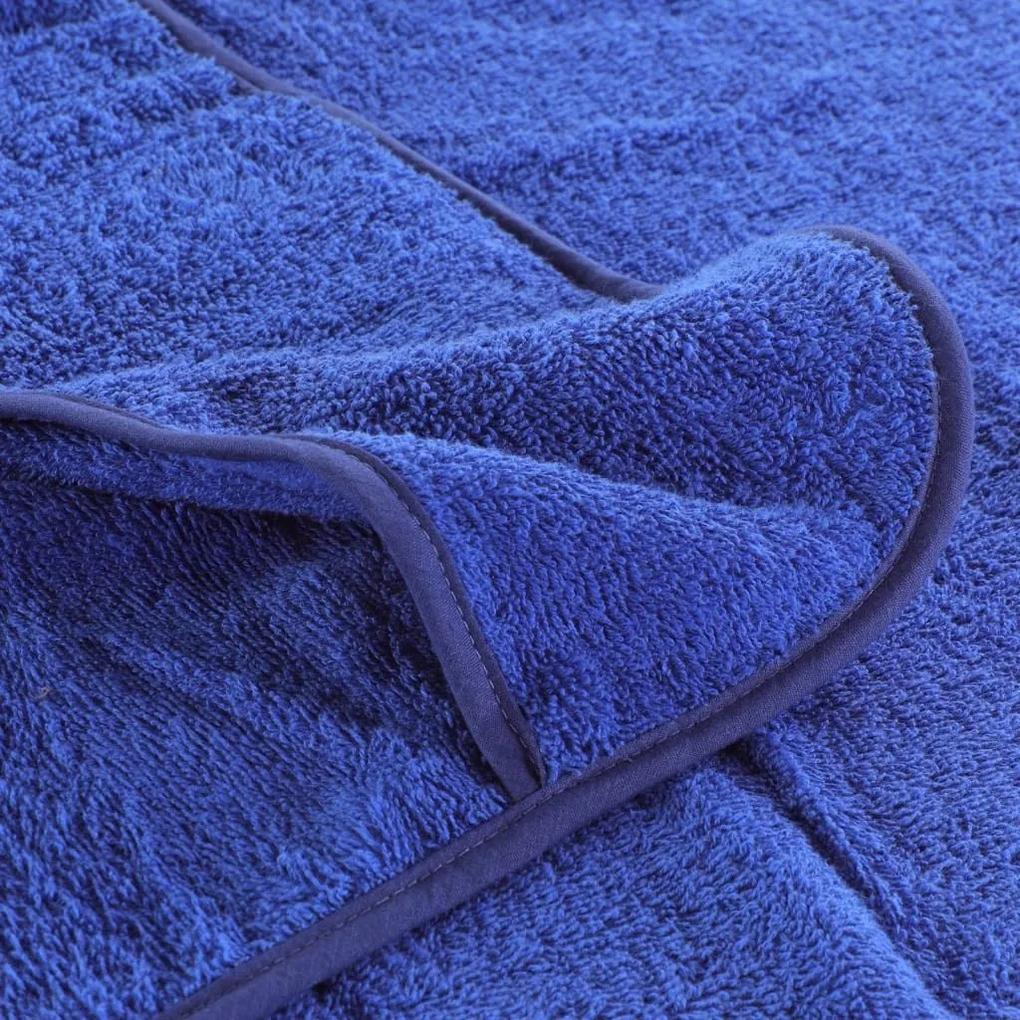 Πετσέτες Θαλάσσης 2 τεμ. Μπλε Ρουά 75 x 200 εκ. Ύφασμα 400 GSM - Μπλε