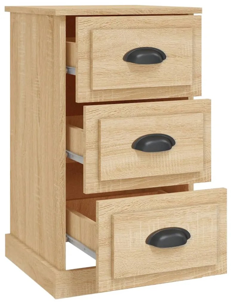 vidaXL Κομοδίνο Sonoma Δρυς 39 x 39 x 67 εκ. από Επεξεργασμένο Ξύλο