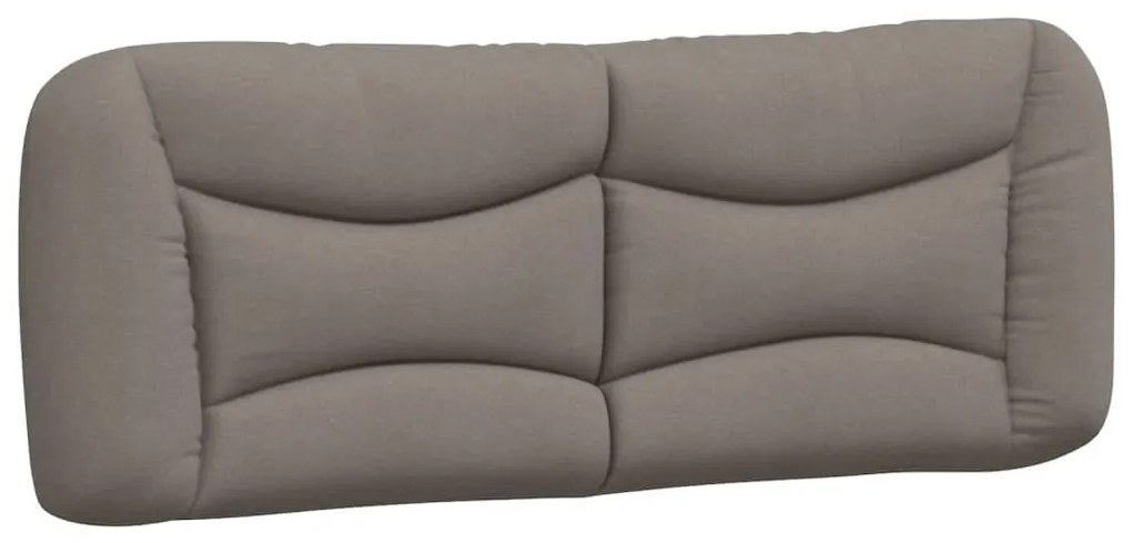 vidaXL Κρεβάτι Taupe 180x200 εκ. Υφασμάτινο