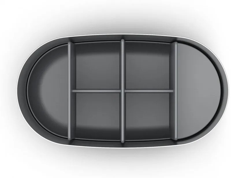 Βάση οδοντόβουρτσας Joseph Joseph EasyStore Luxe 70581, Αποσπώμενο, Γκρι/Inox