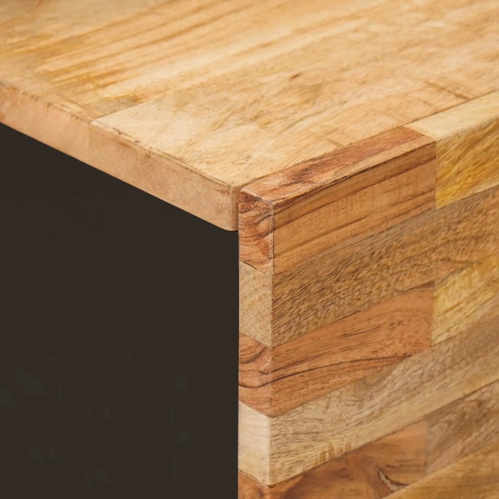 vidaXL Ντουλάπι TV Καφέ 105 x 33,5 x 46 εκ. Στερεό ξύλο μάνγκο