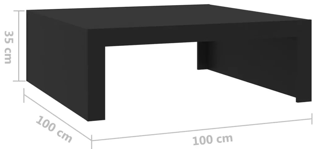 ΤΡΑΠΕΖΑΚΙ ΣΑΛΟΝΙΟΥ ΜΑΥΡΟ 100X100X35 ΕΚ. ΑΠΟ ΜΟΡΙΟΣΑΝΙΔΑ 808568