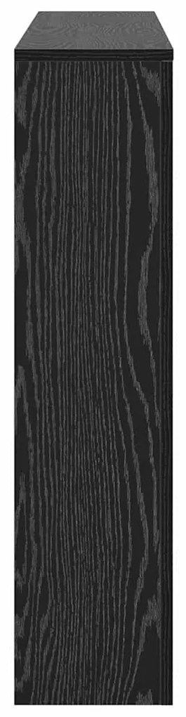 vidaXL Καπάκι Καλοριφέρ Μαύρη Οξυά 149 x 20 x 82 cm Επεξεργασμένο ξύλο