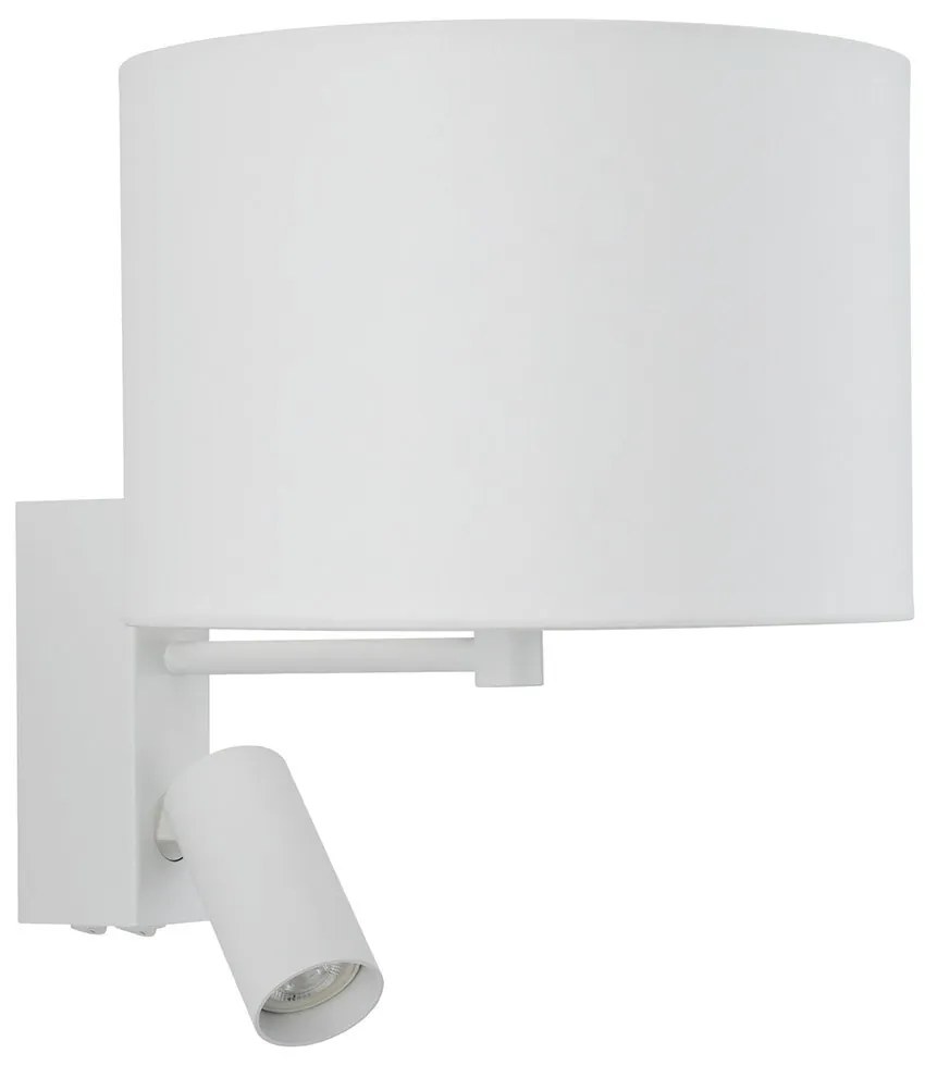Φωτιστικό Τοίχου Lusso 11520 23x25.5-30cm 10W Led, 10W Gu10/Led White Nowodvorski