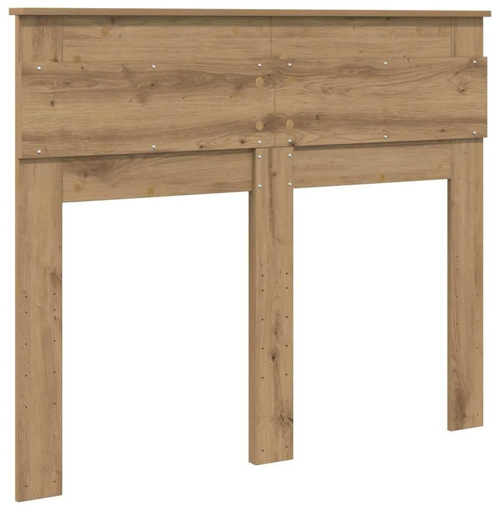 vidaXL Κεφαλάρι με κεφαλάρι Artisan Oak 120 cm Επεξεργασμένο ξύλο