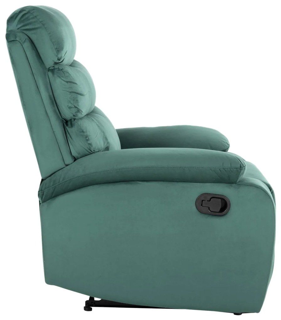 Πολυθρόνα YASUMU RELAX C9783.03 Βελούδο Κυπαρισσί 80x93x100Υεκ. 80x93x100 εκ.