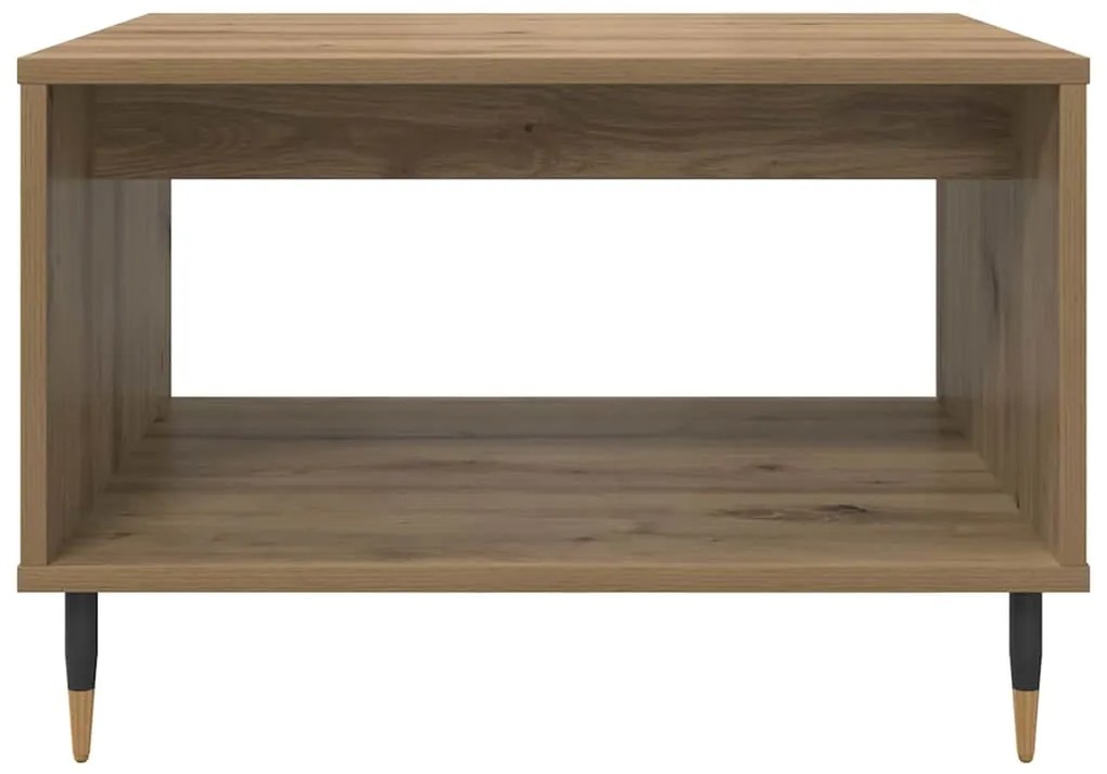 vidaXL Τραπεζάκι σαλονιού artisan δρυς 60 x 50 x 40 εκ