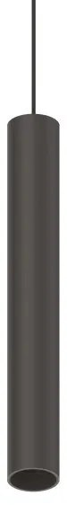 Κρεμαστό Φωτιστικό Οροφής On-Off LED 12W IP20 4000K Μαύρο Ultrathin 321653 Ideal Lux-321653-Μαύρο 321653