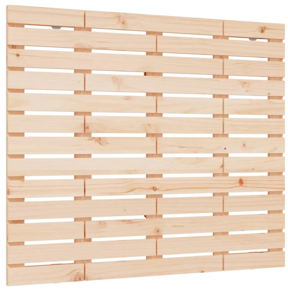 vidaXL Κεφαλάρι Επιτοίχιο 141 x 3 x 91,5 εκ. από Μασίφ Ξύλο Πεύκου