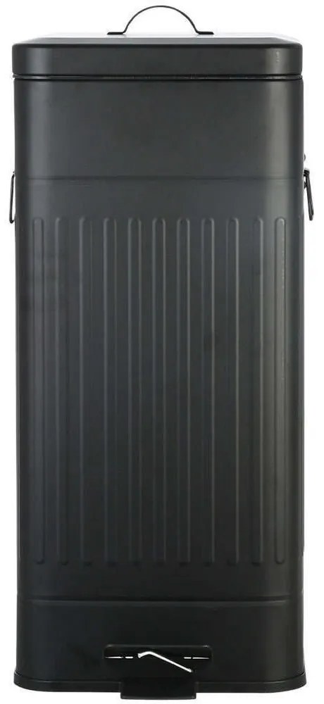 Κάδος Απορριμμάτων Antigua Soft Close 01-20040 27,5x36x66cm 30lt Black Estia Stainless Steel