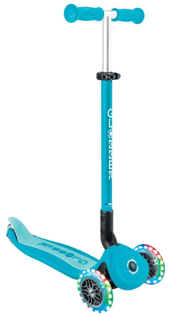 Globber Scooter Foldable Go.Up Active Lights 360 Aqua