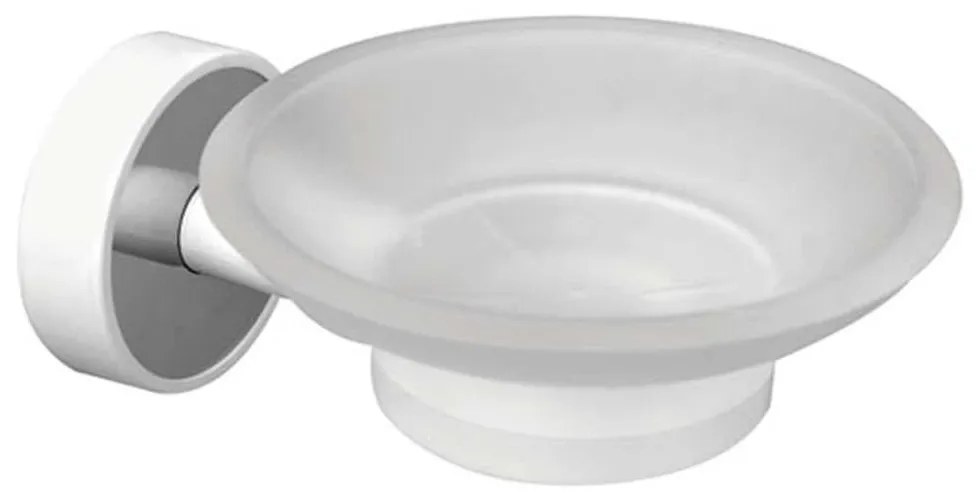 Σαπουνοθήκη Optimo 6301 99 White Karag Glass