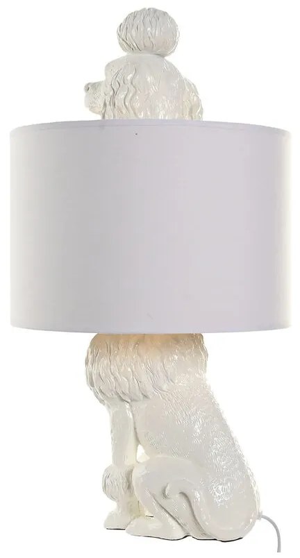 Επιτραπέζιο Φωτιστικό Home ESPRIT Λευκό Χρυσό 50 W 220 V