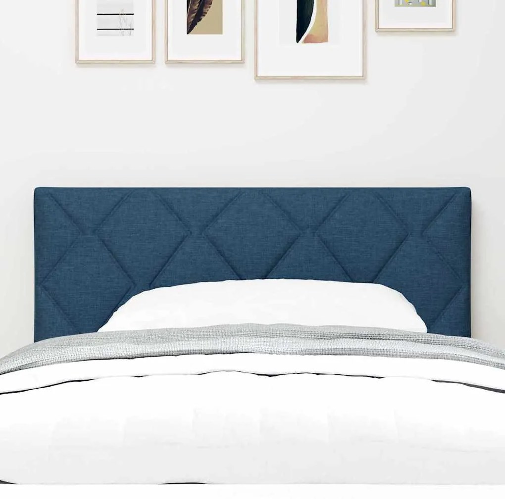 vidaXL Υφασμάτινο Κεφαλάρι Geometric με κεφαλάρι Μπλε 100 cm ύφασμα
