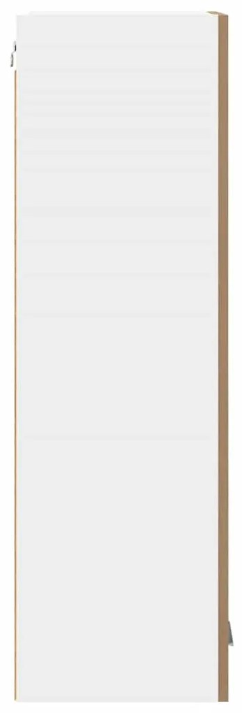 vidaXL Κρεμαστό ντουλάπι με πόρτα Riga Artisan Oak 40 x 31 x 100 εκ.