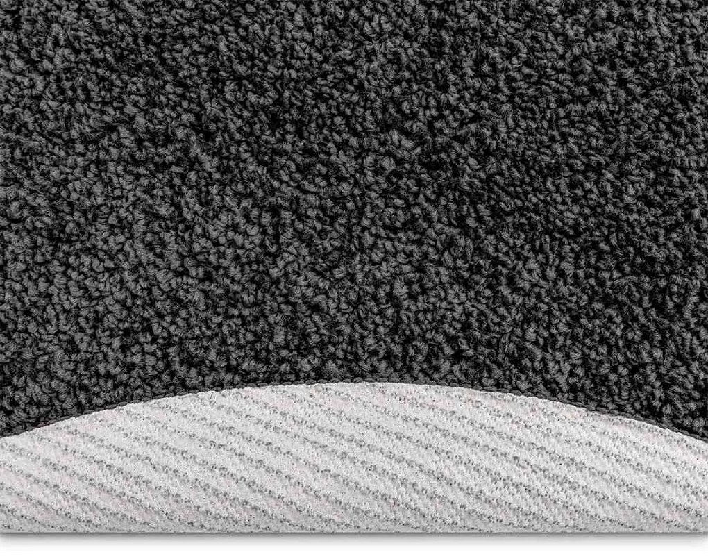 vidaXL Χαλί Σκούρο γκρι 120 x 120 cm Πολυπροπυλένιο