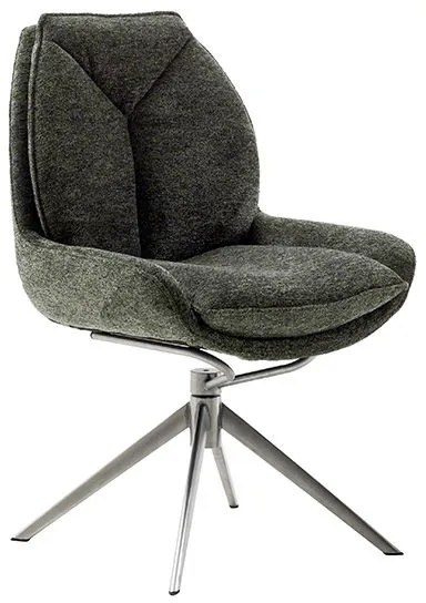 Bali Καρεκλα Relax Μαύρη + Υποπόδιο 83x86x102 cm