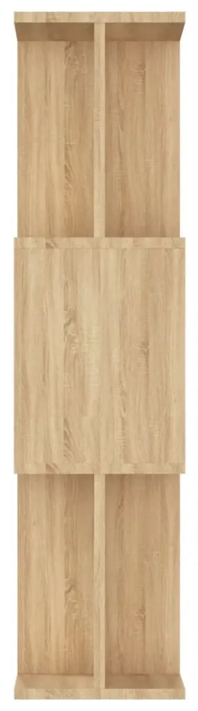 vidaXL Βιβλιοθήκη/Διαχωριστικό Sonoma Δρυς 80x24x96 εκ. Επεξ. Ξύλο