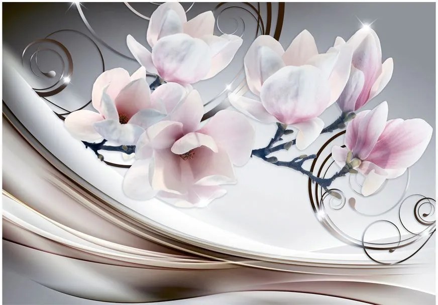 Αυτοκόλλητη φωτοταπετσαρία - Beauty of Magnolia - 245x175