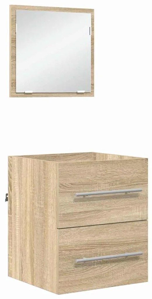 vidaXL Ντουλάπι Μπάνιου 41 x 38.5 x 48 cm Επεξεργασμένο ξύλο
