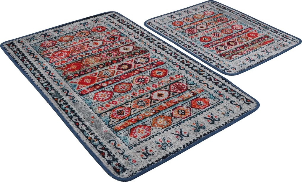 Bathmat Set (2 Pieces) Weref Multicolor