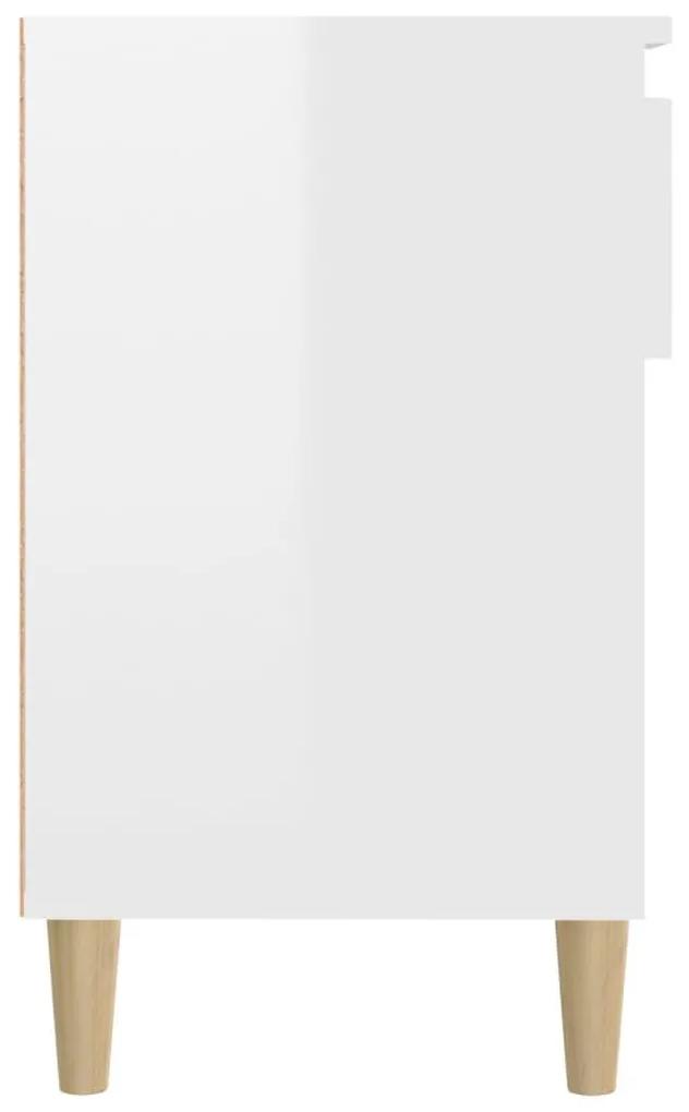 Παπουτσοθήκη Γυαλιστερό Λευκό 102x36x60 εκ. Επεξεργασμένο Ξύλο - Λευκό