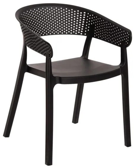 ΠΟΛΥΘΡΟΝΑ ΠΟΛΥΠΡΟΠΥΛΕΝΙΟΥ PERFOE HM5941.02 ΜΑΥΡΗ 53,5x50,5x73Υ εκ.
