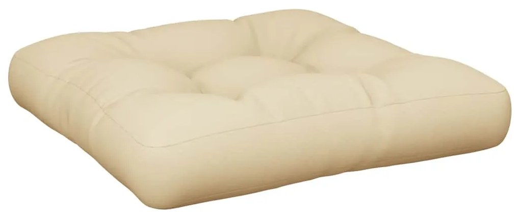 vidaXL Μαξιλάρι Παλέτας Μπεζ 60 x 61.5 x 10 εκ. Υφασμάτινο