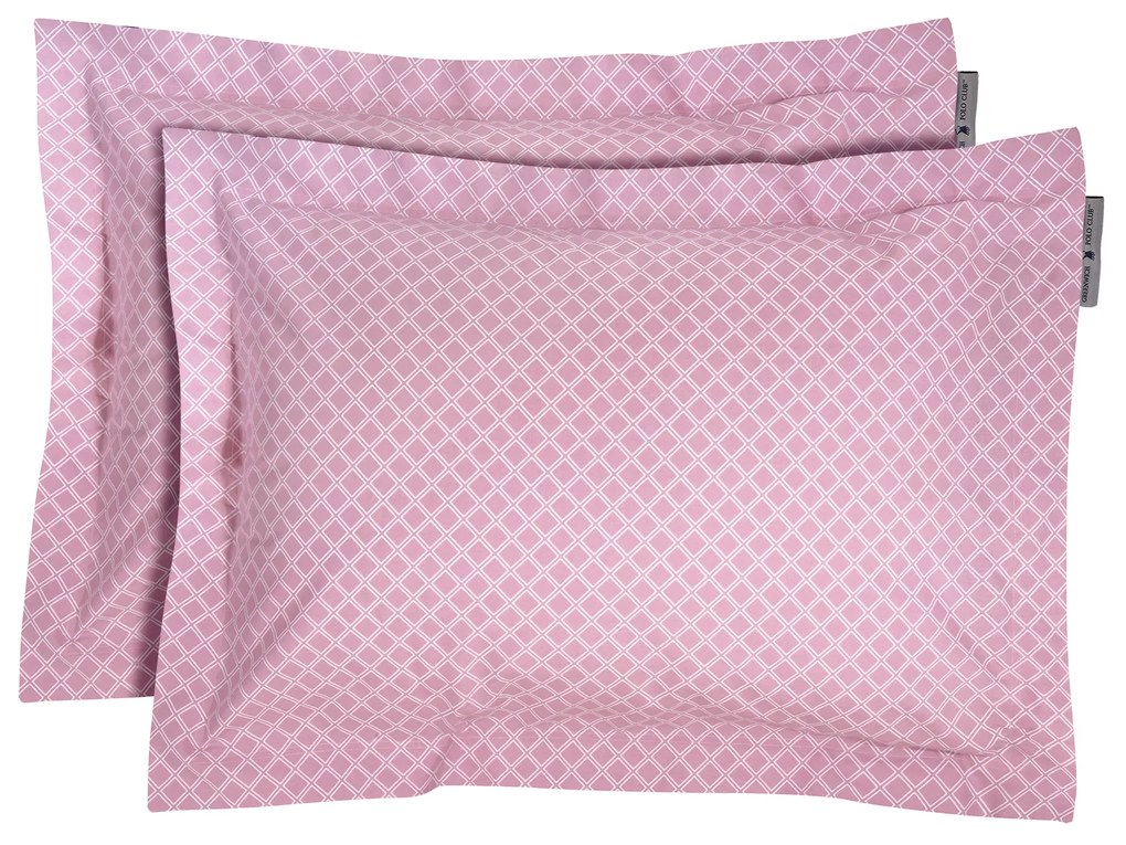 Ζεύγος Μαξιλαροθήκες Polycotton 50x70+5εκ. Loft 2509 Nude Greenwich Polo Club