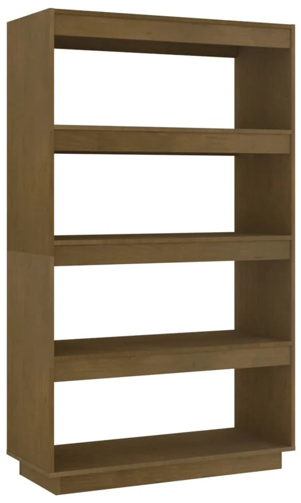 vidaXL Βιβλιοθήκη/Διαχωριστικό Χώρου Μελί 80x35x135 εκ. Μασίφ Πεύκο