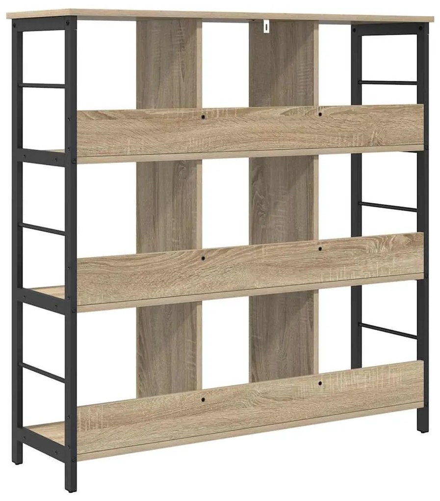 vidaXL Ράφι Βιβλίων Δρύς Sonoma 102 x 32 x 104,5 εκ.