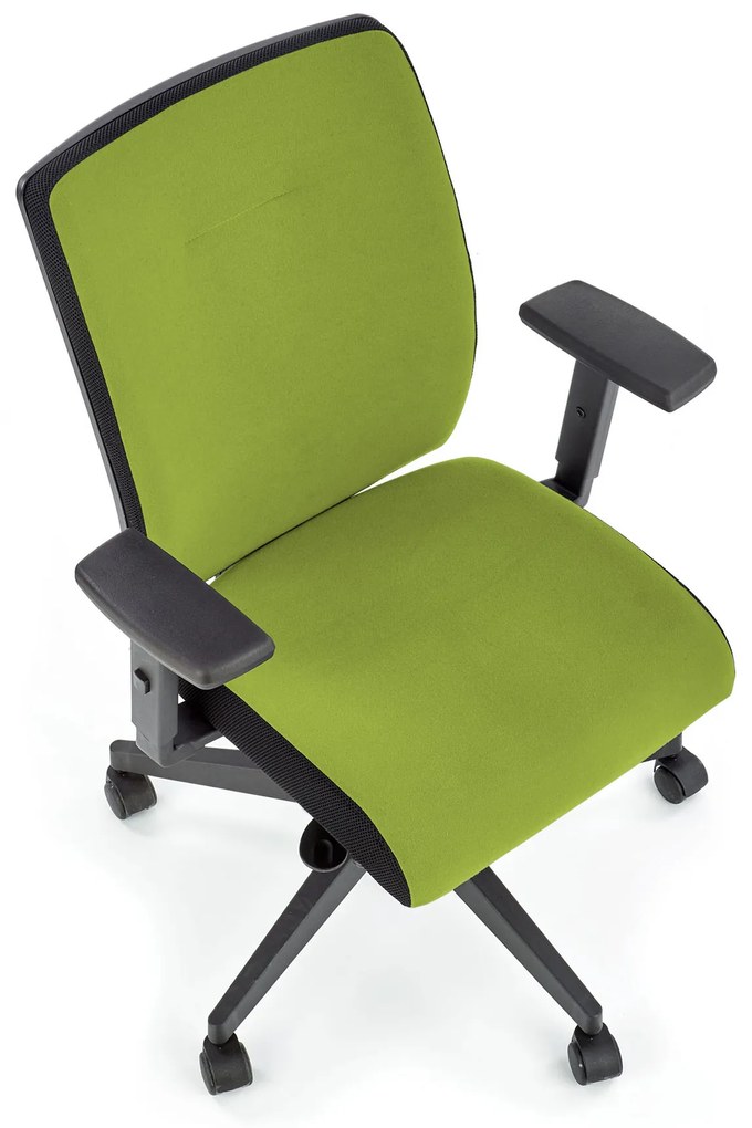 POP office chair, color: black / green DIOMMI V-NS-POP-FOT-ZIELONY
