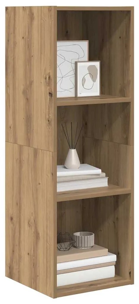 vidaXL Σετ επίπλου τηλεόρασης Επιτοίχιο Artisan Oak 37 x 37 x 107 εκ