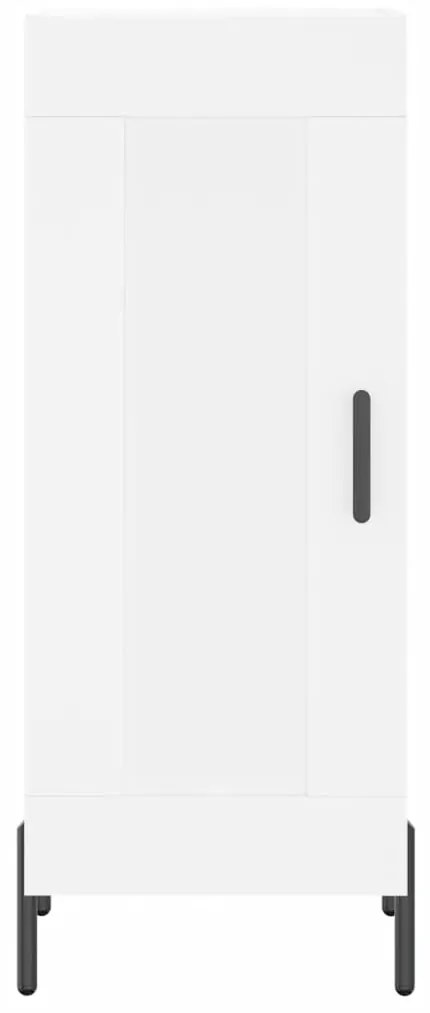 vidaXL Ντουλάπι Λευκό 34,5 x 34 x 180 εκ. από Επεξεργασμένο Ξύλο