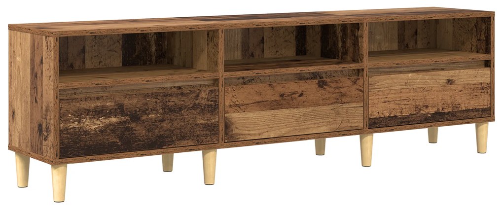 vidaXL Ντουλάπι TV Παλιό Ξύλο 150 x 30 x 45 εκ Επεξεργασμένο ξύλο