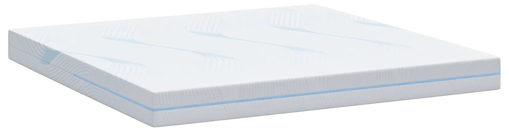 vidaXL Στρώματα Λευκό 180 x 200 cm 100% ύφασμα πολυεστέρα με τζακάρ