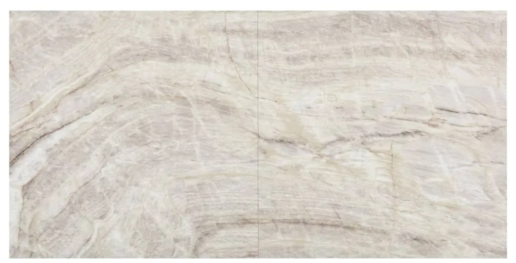 vidaXL Δάπεδο Αυτοκόλλητο Μπεζ 55 τεμ. 5,11 μ² από PVC